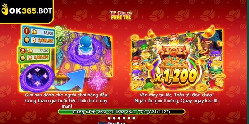Khám phá trải nghiệm sinh động trong câu cá phát tài OK365