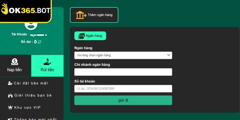 Tuân thủ đúng hướng dẫn giúp giao dịch không phát sinh lỗi